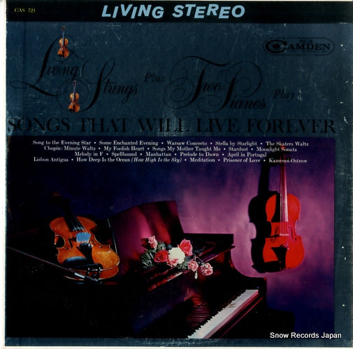 LIVING STRINGS play songs that will live forever CAS721