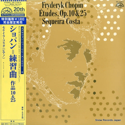 COSTA, SEQUEIRA chopin; etudes, op.10 & 25 OS-7128-S