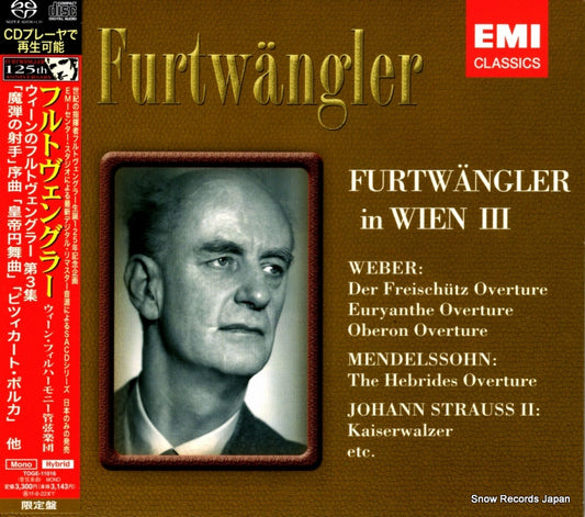 FURTWANGLER, WILHELM furtwangler in wien 3 TOGE-11016