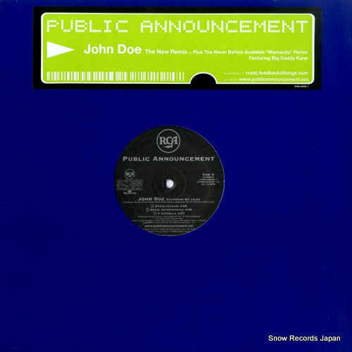 PUBLIC ANNOUNCEMENT john doe 07863-60485-1