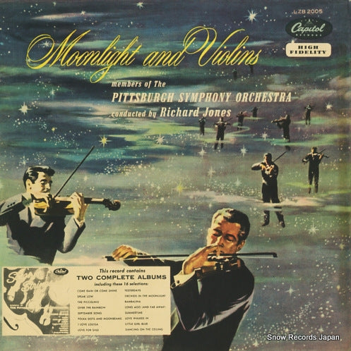 JONES, RICHARD moonlight and violins LZB2005