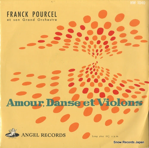 POURCEL, FRANCK amour, danse et violons no.9 HW1040