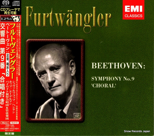 FURTWANGLER, WILHELM beethoven; symphony no.9 "choral" TOGE-11005