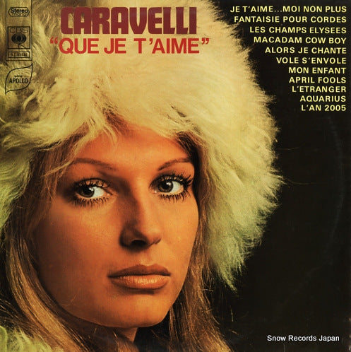 CARAVELLI que je t'aime S7.63832