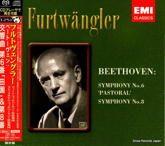 FURTWANGLER, WILHELM beethoven; symphony no.6 "pastoral" TOGE-11004