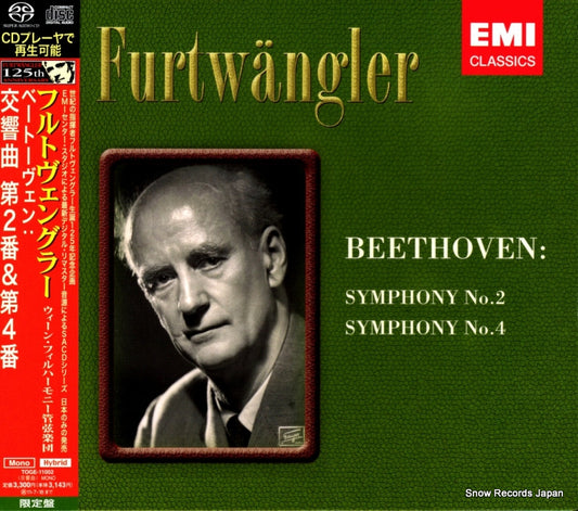 FURTWANGLER, WILHELM beethoven; symphony no.2 & 4 TOGE-11002