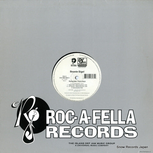 SIGEL, BEANIE remember them days / raw & uncut 314562823-1