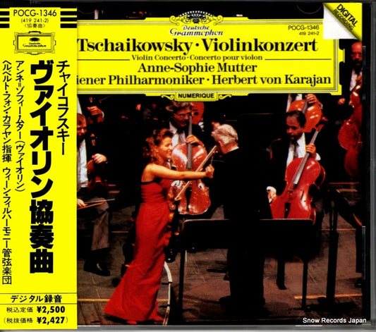 KARAJAN, HERBERT VON / MUTTER, ANNE-SOPHIE tschaikowsky; violinkonzert POCG-1346