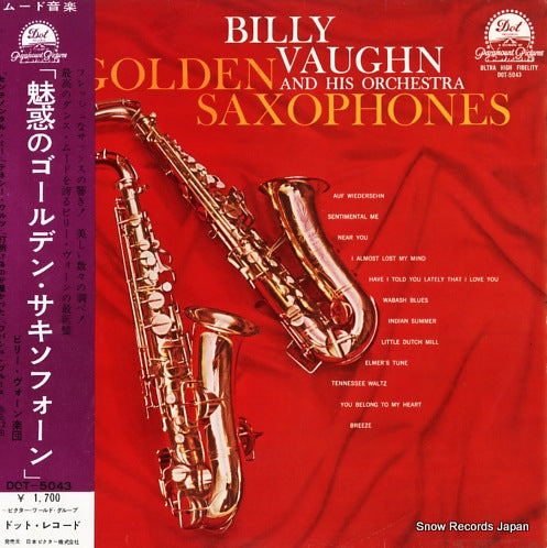 VAUGHN, BILLY golden saxophones DOT-5043