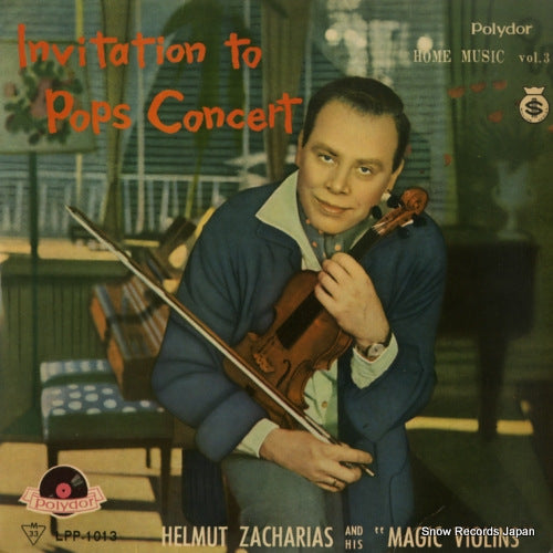 ZACHARIAS, HELMUT invitation to pops concert LPP-1013