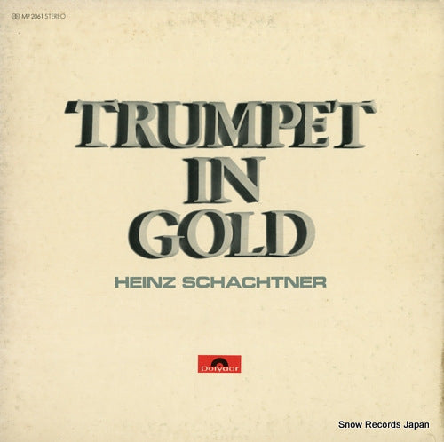 SCHACHTNER, HEINZ trumpet in gold MP2061