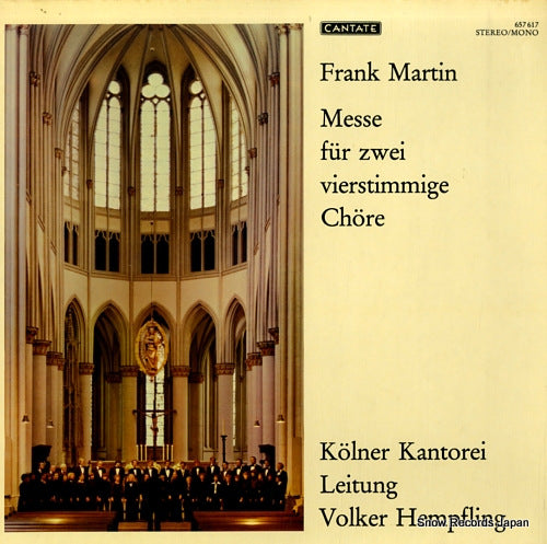MARTIN, FRANK messe fur zwei vierstimmige chore 657617A