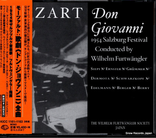 FURTWANGLER, WILHELM mozart; don giovanni KICC1161
