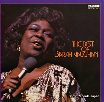 VAUGHAN, SARAH the best of sarah vaughan UXP-643-S