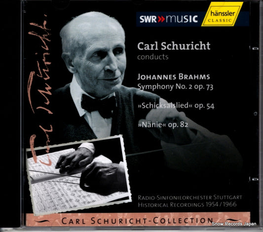 SCHURICHT, CARL brahms; symphony no.2 op.73 CD93.143