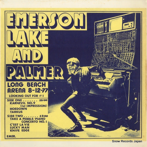 EMERSON, LAKE AND PALMER long beach arena 8-12-77. looking out for #1 EMER1