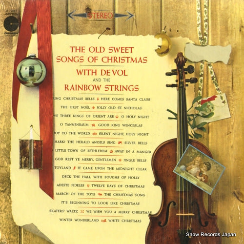 DE VOL, FRANK the old sweet songs of christmas LE10084