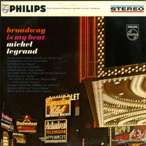 LEGRAND, MICHEL broadway is my beat PHS600-000