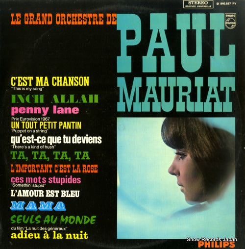 MAURIAT, PAUL le grand orchestra de paul mauriat 840.597PY