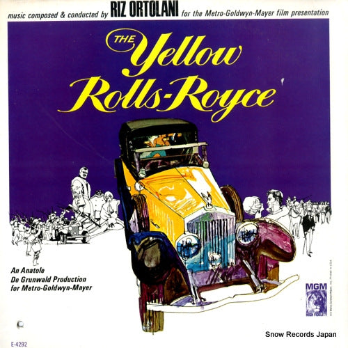 ORTOLANI, RIZ the yellow rolls-royce E-4292