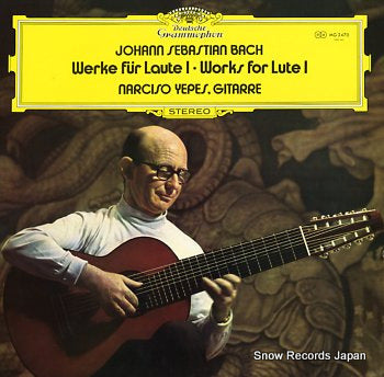 YEPES, NARCISO bach; werke fur laute i/works for lute i MG2470