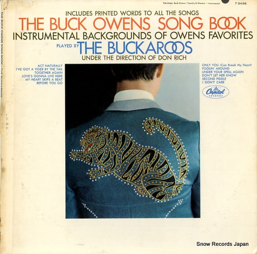 BUCKAROOS, THE the buck owens song book T2436