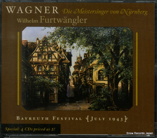 FURTWANGLER, WILHELM wagner; die meistersinger von nurnberg CD-1153(4)