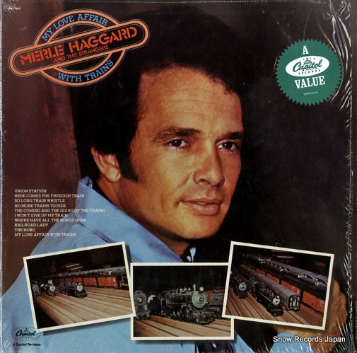 HAGGARD, MERLE, AND THE STRANGERS my love affair with trains SM-11823
