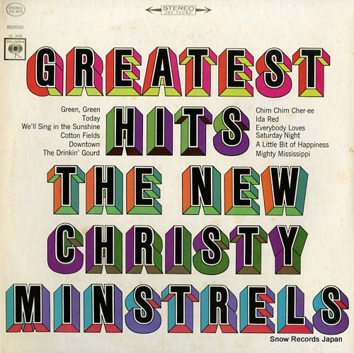 NEW CHRISTY MINSTRELS, THE greatest hits CS9279