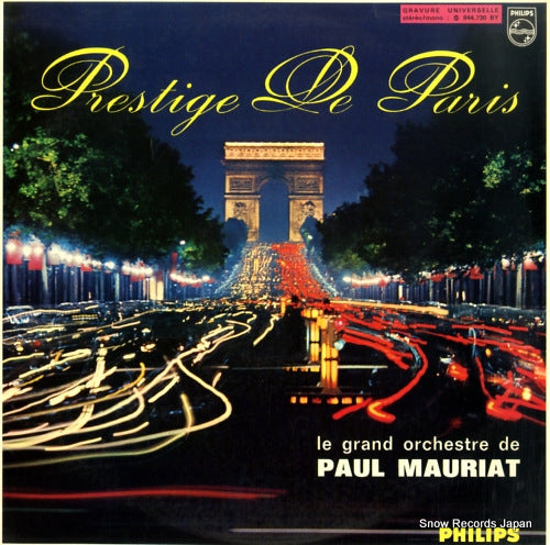 MAURIAT, PAUL prestige de paris 844.730BY