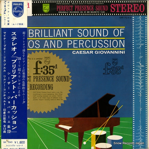 GIOVANNINI, CAESAR the brilliant sound of pianos and percussion SM-7043