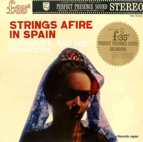 CLEBANOFF AND HIS ORCHESTRA strings afire in spain SM-7073
