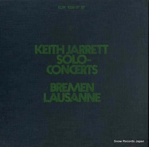 JARRETT, KEITH solo - concerts ECM1035-37ST