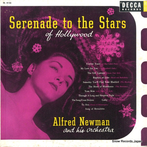 NEWMAN, ALFRED serenade to the stars of hollywood DL8123