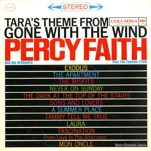 FAITH, PERCY tara's theme from gone with the wind CS8427