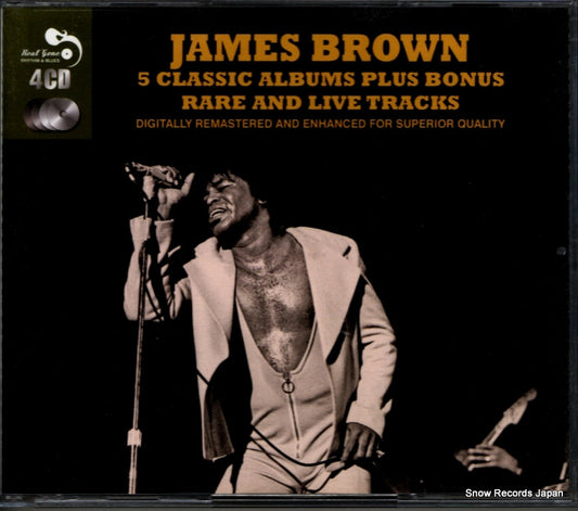 BROWN, JAMES 5 classic albums plus bonus rare and live tracks RGMCD014