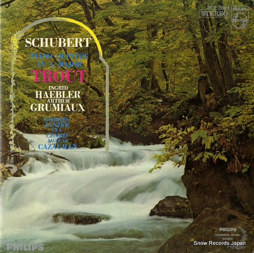 HAEBLER, INGRID / ARTHUR GRUMIAUX schubert; piano quintet in a major "trout" SFX-7594
