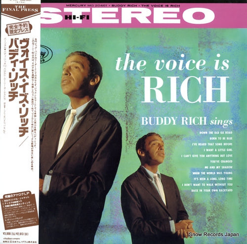 RICH, BUDDY the voice is rich DMJ-5037