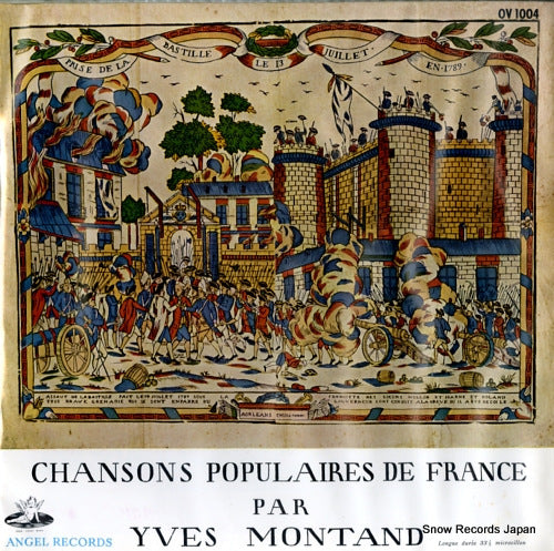MONTAND, YVES chansons populaires de france OV1004
