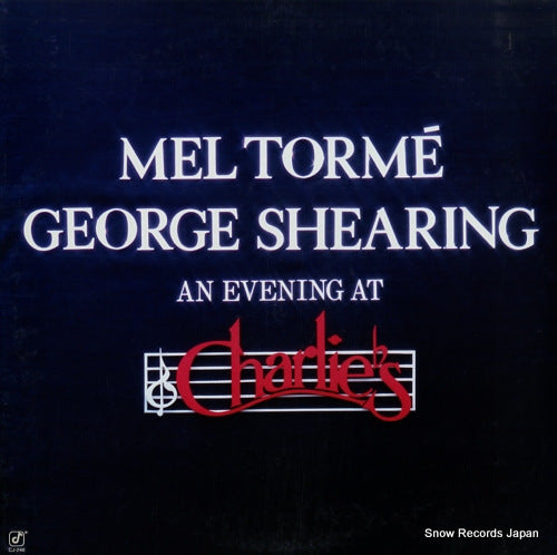 TORME, MEL, AND GEORGE SHEARING an evening at charlie's K26P6384
