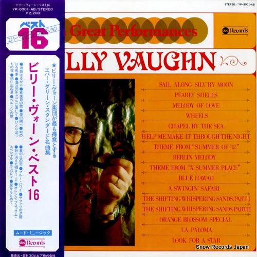 VAUGHN, BILLY sixteen great performances YP-8001-AB