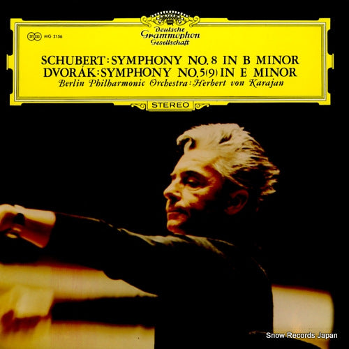 KARAJAN, HERBERT VON schubert; symphony no.8 in b minor (unfinished) MG2156