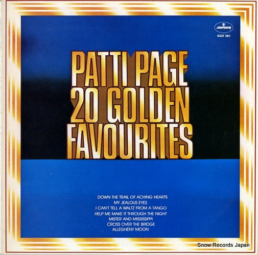 PAGE, PATTI 20 golden favorites 6337261