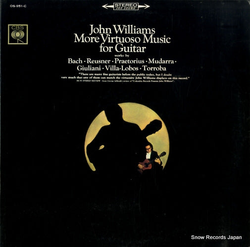 WILLIAMS, JOHN more virtuoso music for guitar OS-951-C
