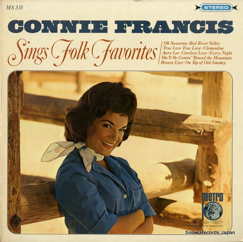FRANCIS, CONNIE sings folk favorites MS538