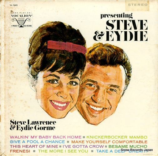 LAWRENCE, STEVE, AND EYDIE GORME presenting steve and eydie VL73825