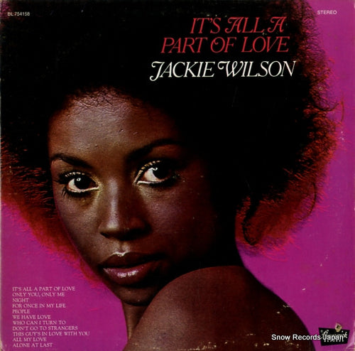 WILSON, JACKIE it's all a part of love BL754158