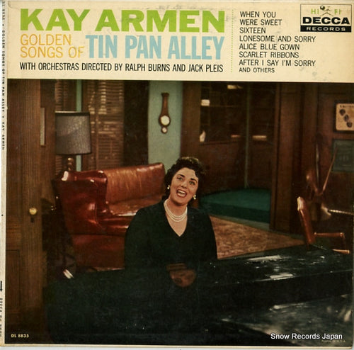 ARMEN, KAY golden songs of tin pan alley DL8835