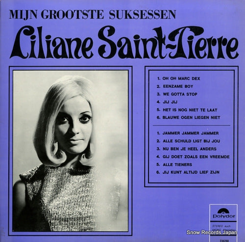 SAINT-PIERRE, LILIANE mijn grootste suksessen 236288