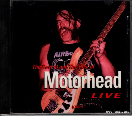 MOTORHEAD the best of and the rest of motorhead live KA029